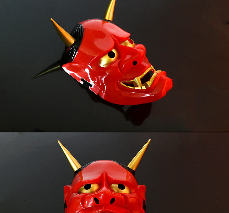 Halloween Horror Panono Mask Men's Prom Demon Fox Rin Butterfly Mask Reel Anime Puppy Helmet