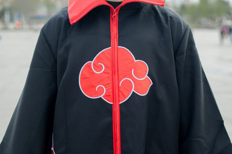Spot Halloween Ninja Cloak Cos Costume Dawn Tissue Eagle Group Ribbon Hat Robe Cloak Wholesale