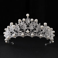 Bridal Crown Large Korean Wedding Headwear Rhinestone Crown Headwear Bride Yiwu Factory Wholesale