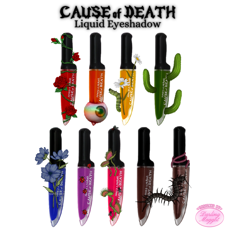 Cause of Death Liquid Eyeshadows: Singles