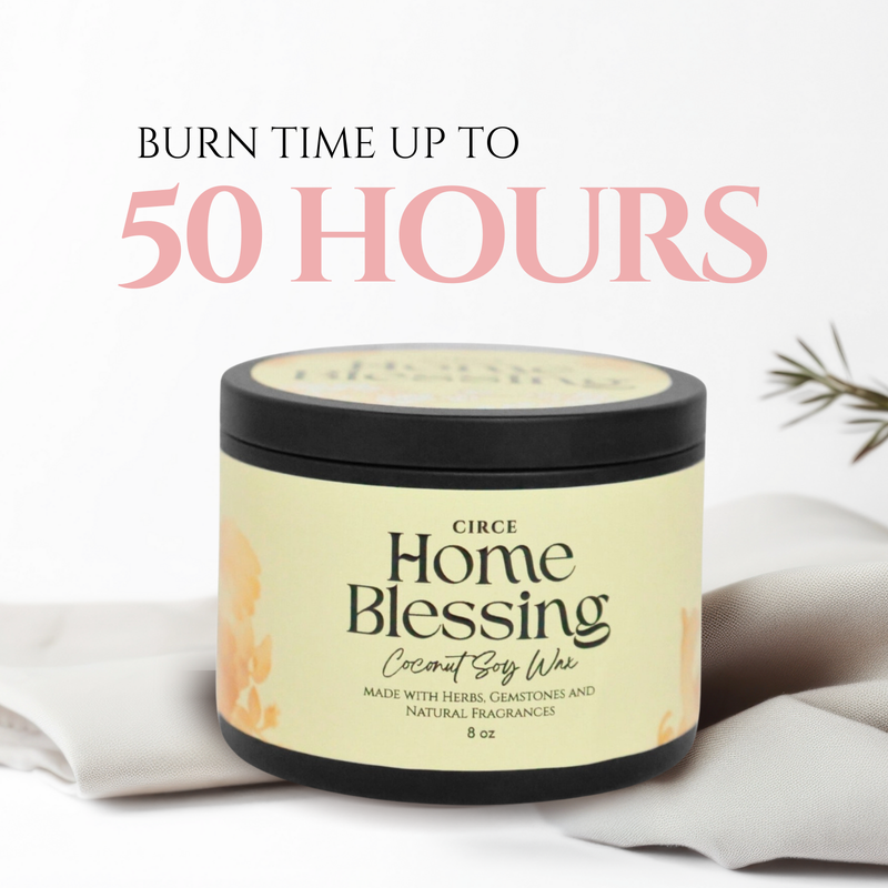 Home Blessing Candle — 8‑oz Harmony & Protection
