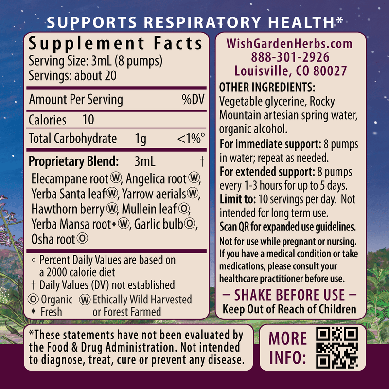 Deep Lung, Bronchial Support