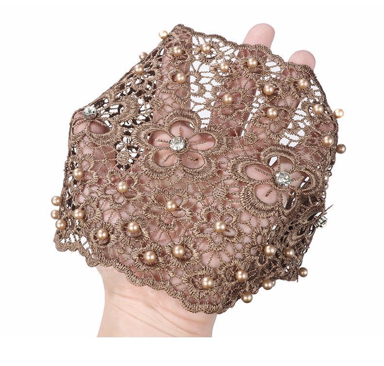 Cross-border Explosions Hollow Hair Band Nail Beads Shake Voice Internet Celebrity Wide-brim Pressing Hair Covering White Hair Headband Female Headwear Headband Hair Band