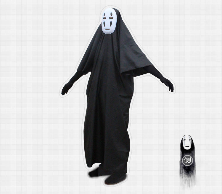 Spirited Away Cartoon Mask Japanese Anime Mask Halloween Ghost Festival Mask Performance Party Ball Mask