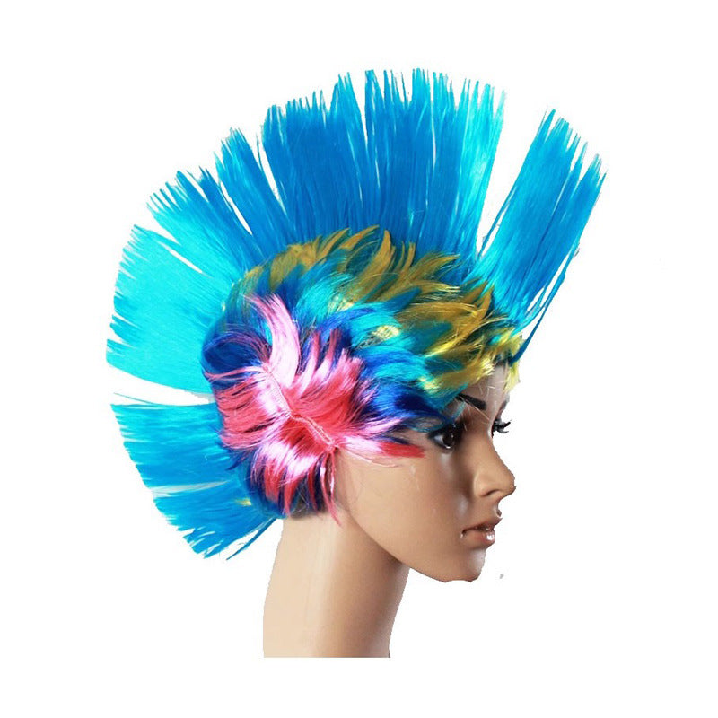 Masquerade Party Wigs Creative Entertainment Crowns Color Crowns Wigs Performance Non-mainstream Headgear Props