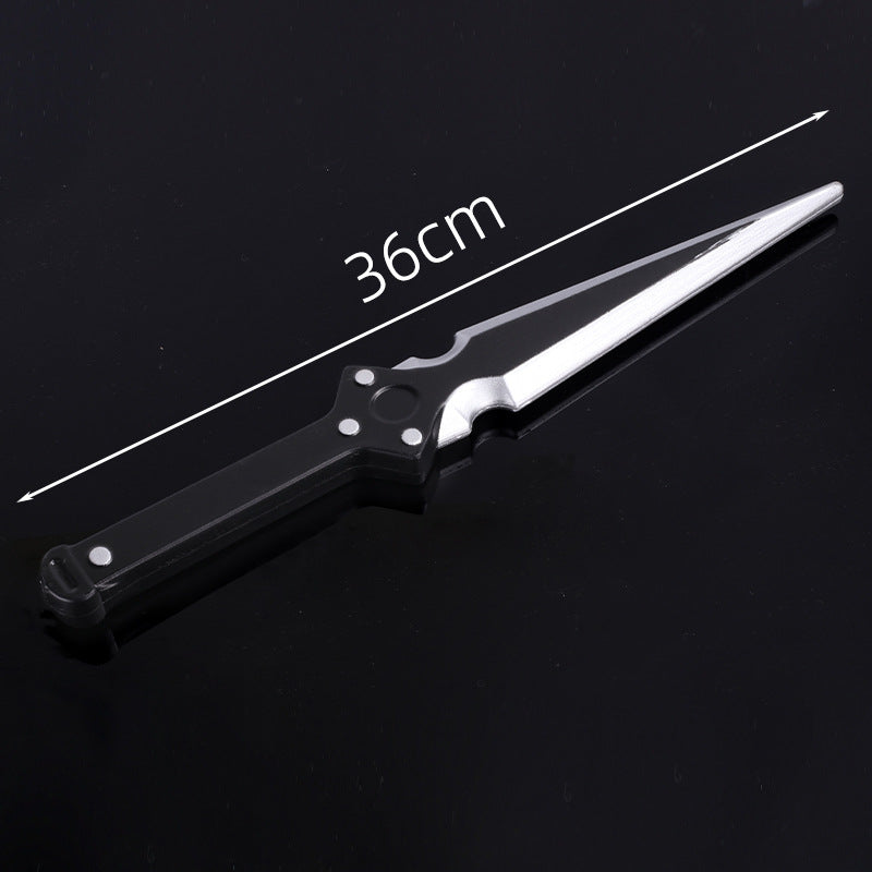 Zhushengda Halloween Mini Toy Sword Set Realistic Weapon Toy Knife Pu Soft Rubber Material Props