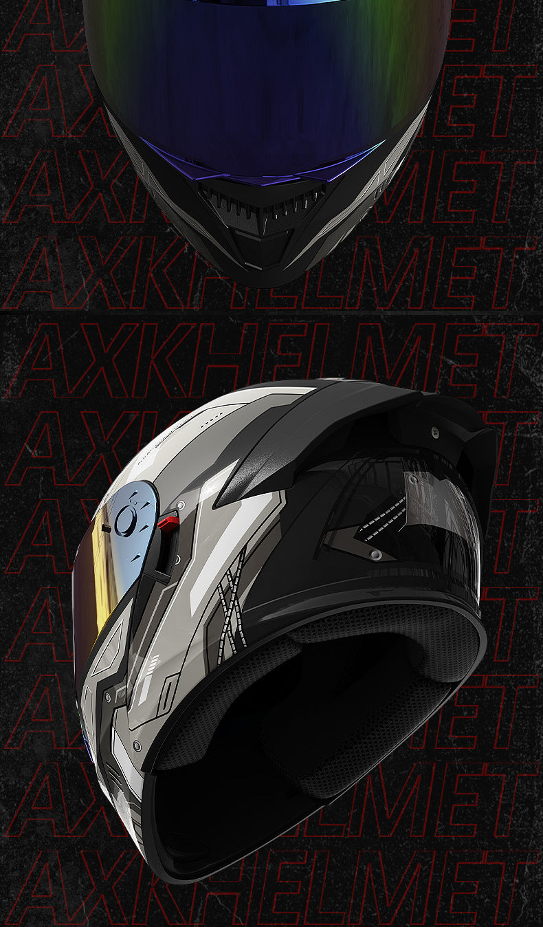 Foreign Trade Motorcycle Helmet Men's Face Helmet Four Seasons Universal Electric Vehicle Women's Motorcycle Half Helmet Winter Warm Safety Helmet