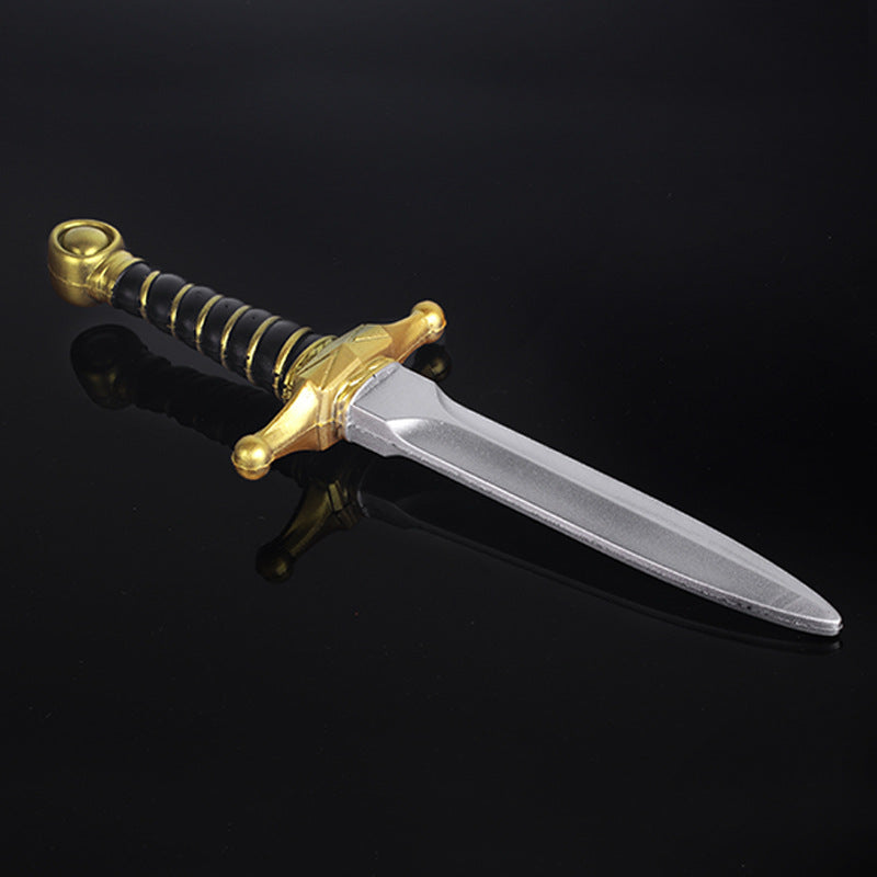 Zhushengda Halloween Mini Toy Sword Set Realistic Weapon Toy Knife Pu Soft Rubber Material Props