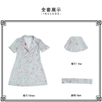 Silent Hill 2RE Female Nurse Cos Clothing Silent Hill Re-plate Horror Zombie Nurse Secondary cosplay Clothing