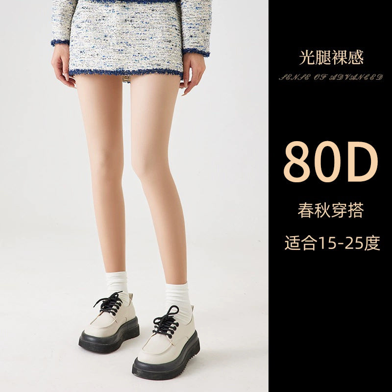 Black 0d Silk Stockings Women's Spring and Autumn Summer Ultra-thin Anti-hook Sericized Leg Artifact High Transparent Mint Mambo Pantyhose