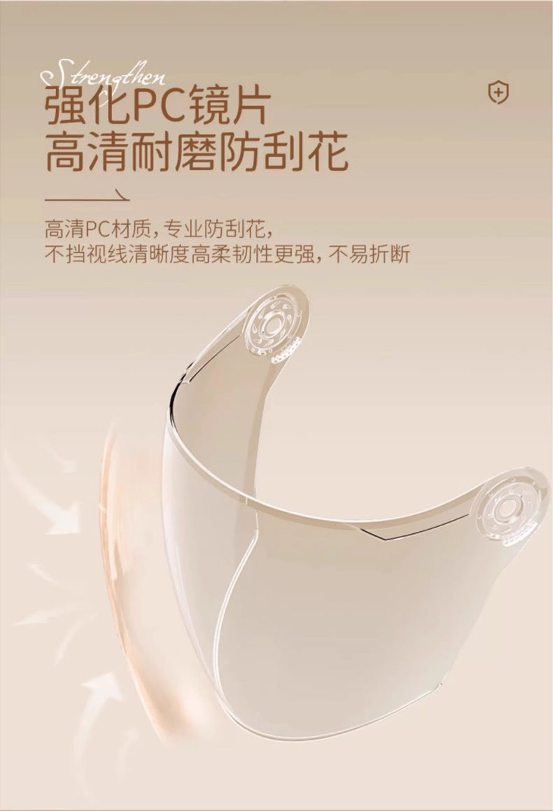 helmet 3c certification electric car men and women four seasons universal battery motorcycle safety helmet winter warm half helmet