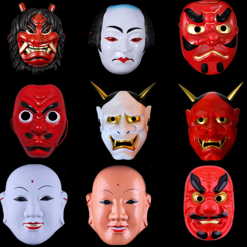Halloween Horror Banno Panno Mask Men's Ball Foxy Fox Rin Butterfly Mask Rel Anime Tingo Helmet