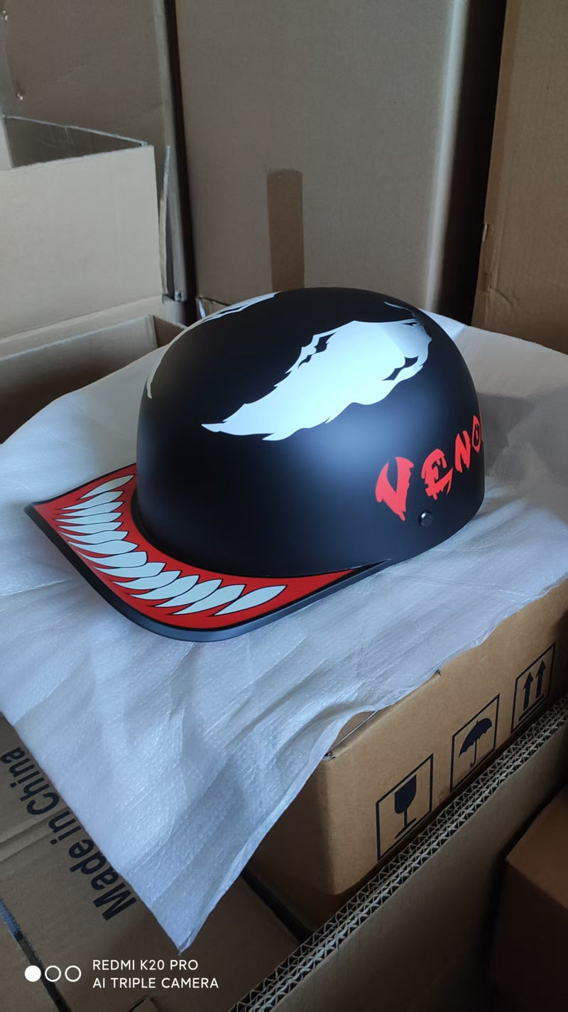 Source Factory Electric Vehicle Helmet Men's Motorcycle Helmet Summer Women's Electric Scooter Safety Helmet Riding Baseball Cap