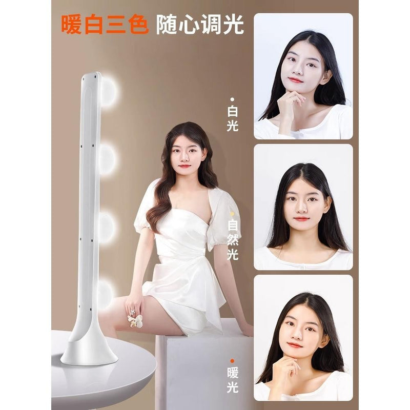 Live fill light anchor desktop makeup dedicated double row LED beauty skin rejuvenation professional live studio video background