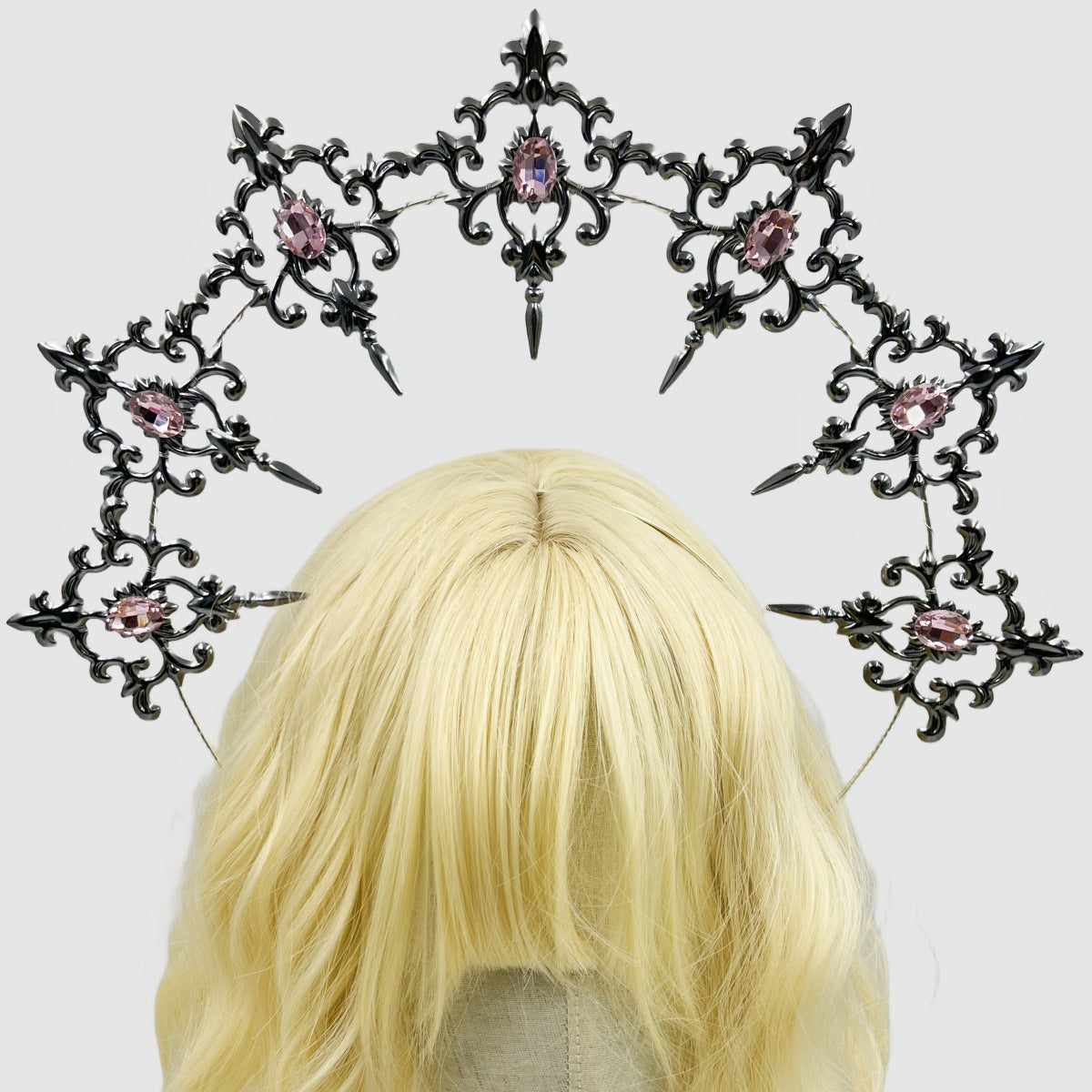 LOLITA Lolita Our Lady Halo Crown Dark Gothic Hair Accessories Dress Up Exaggerated Catwalk Performance Headwear