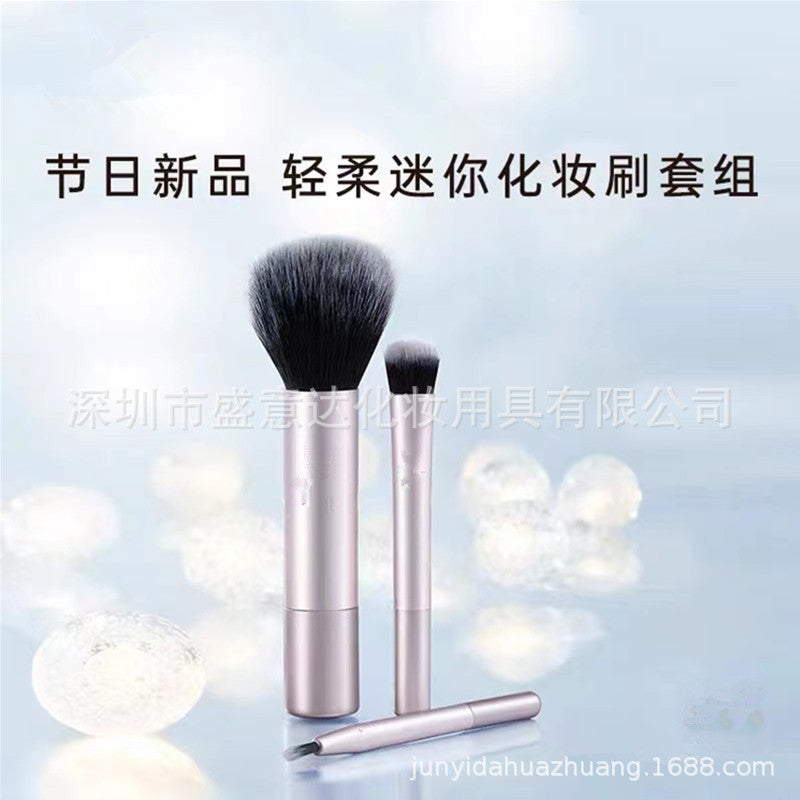 New Style 10 Fantasy Series Short Handle Portable Brush Bag Makeup Brush Foundation Blush Eye Shadow Concealer Highlight Makeup
