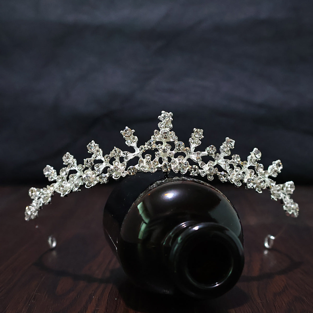 Crown Headwear Bride Fairy Hair Accessories Crown Women's Birthday Performance Headband Princess Wedding Dress Accessories Cross Border