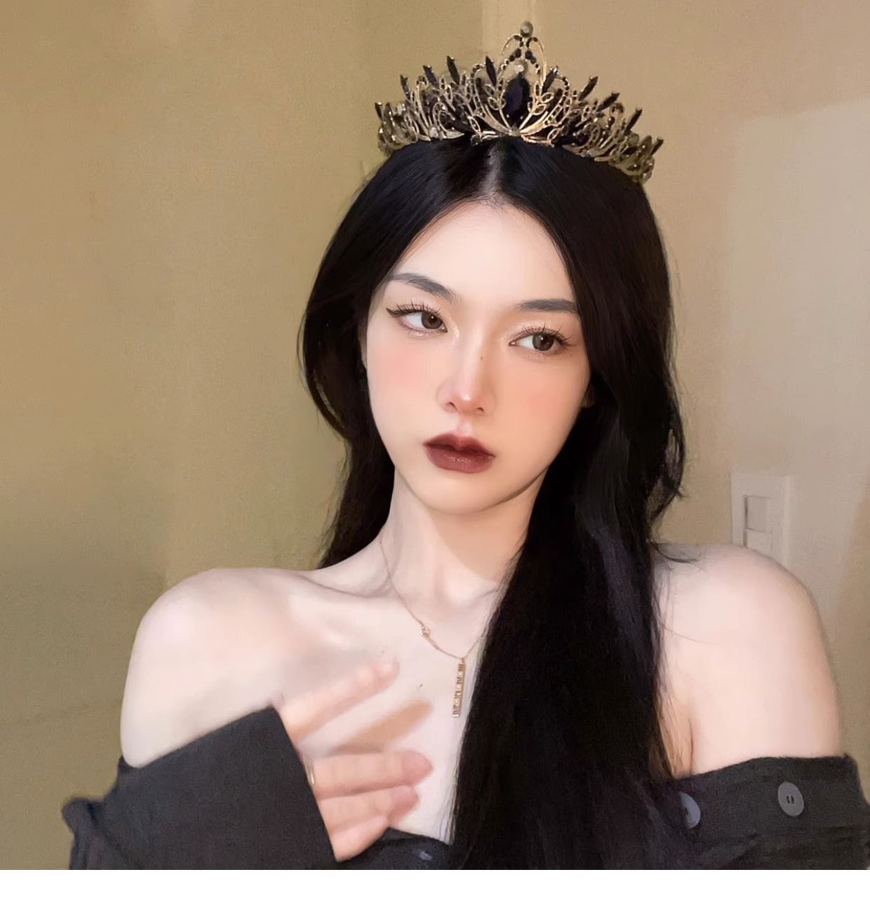 Fairy Crown Headwear Female Birthday Princess Eighteen Year Old Adult Crown Cyber Celebrity Bride Wedding Dress Halloween Crown