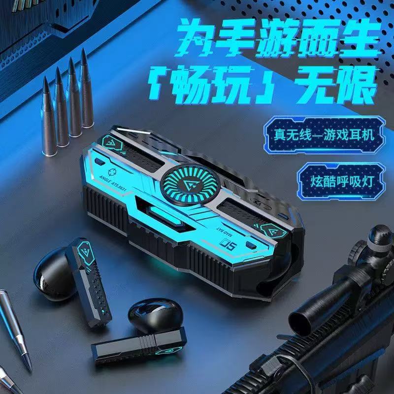 Cross-Border Hot-Selling X37 Wireless Gaming Cool Bluetooth Headset E-Sports Noise Reduction Low Latency Ultra-Long Battery Life Tws