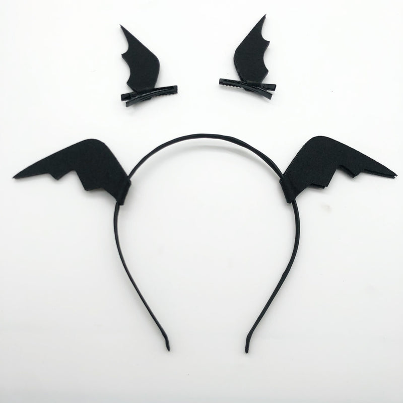 Halloween hairband bat wing headdress Net Red Live Photo funny headband decoration props hairpin wholesale