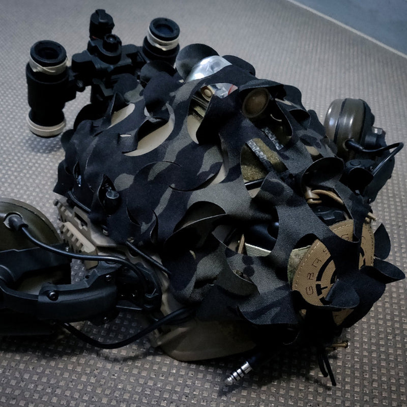 Fast Tactical Helmet Helmet Cover Army Fans CS Games Field Equipment 3D Tactical Helmet Camouflage Cloth Dark Camouflage