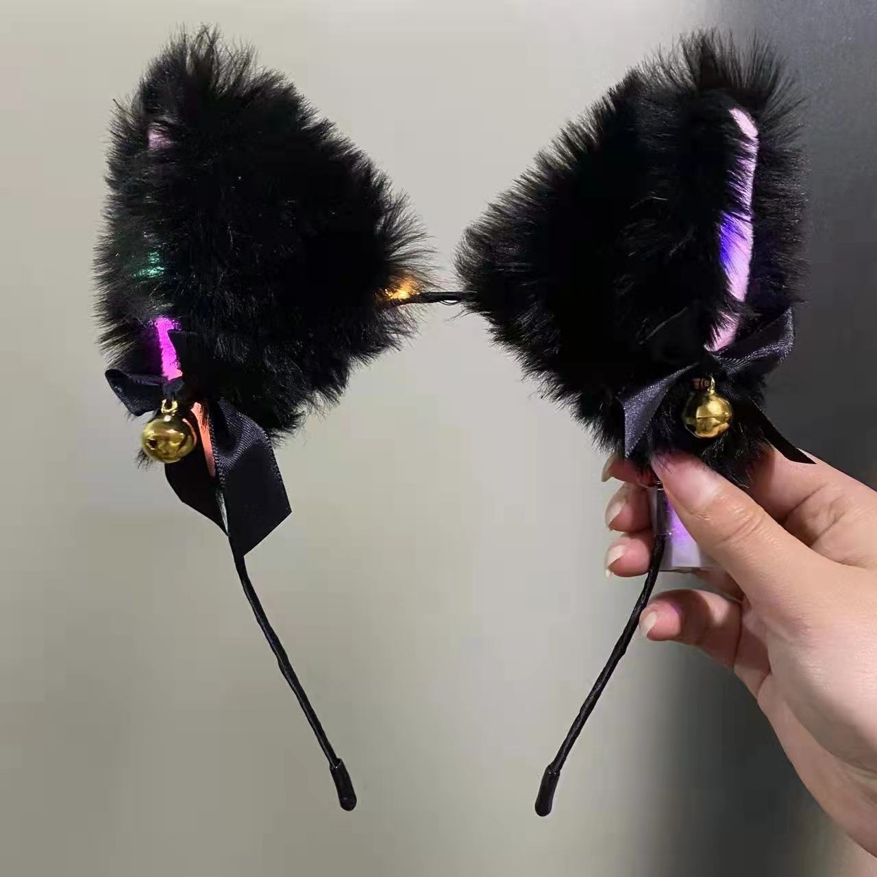Cute Fox Ear Hairband Plush Cat Hairpin Cyber Celebrity Super Fairy Girl Sweet cos Fox Headband Hair Accessories