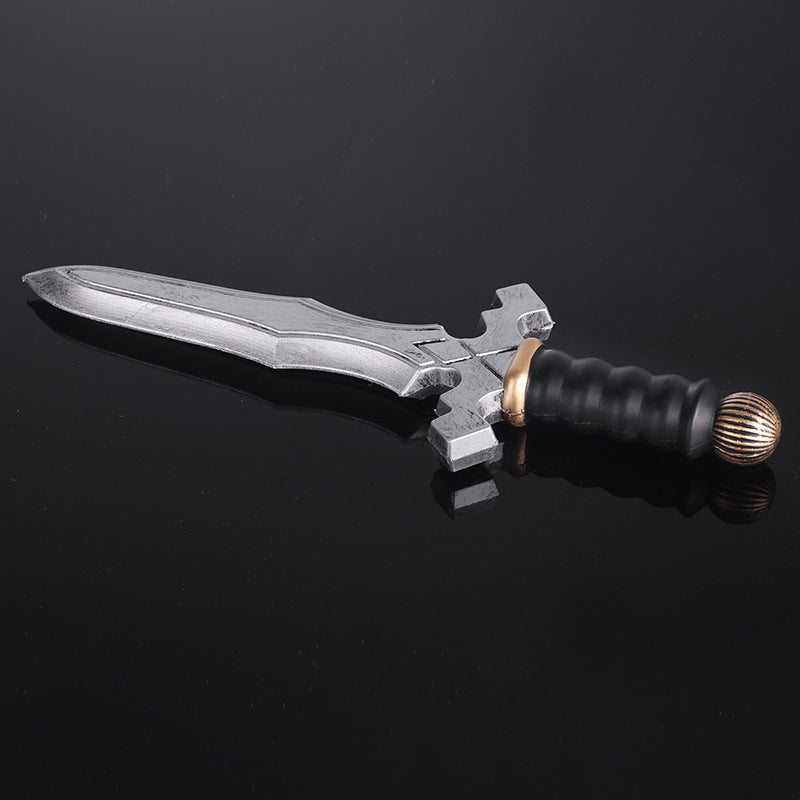 Zhushengda Halloween Mini Toy Sword Set Realistic Weapon Toy Knife Pu Soft Rubber Material Props