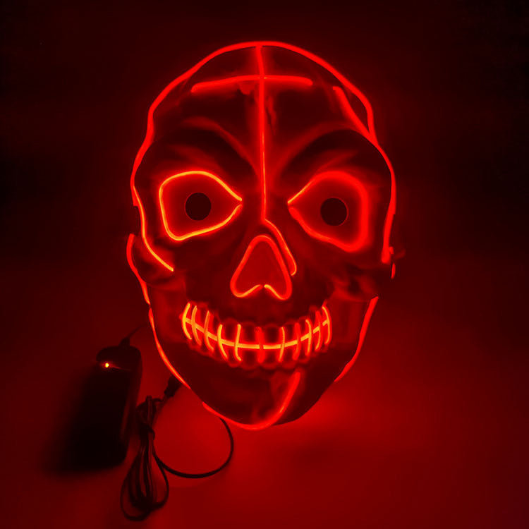 Step into the e-commerce Halloween black V word vendetta luminous mask handmade in stock wholesale ghost step dance cold light mask