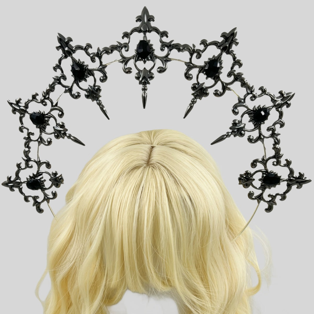 LOLITA Lolita Our Lady Halo Crown Dark Gothic Hair Accessories Dress Up Exaggerated Catwalk Performance Headwear