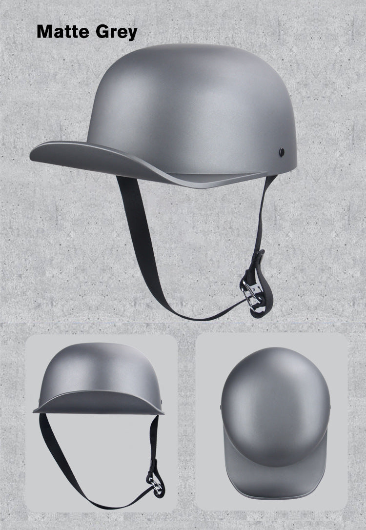 Source Factory Electric Vehicle Helmet Men's Motorcycle Helmet Summer Women's Electric Scooter Safety Helmet Riding Baseball Cap