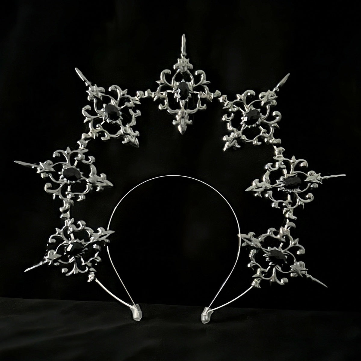 LOLITA Lolita Our Lady Halo Crown Dark Gothic Hair Accessories Dress Up Exaggerated Catwalk Performance Headwear