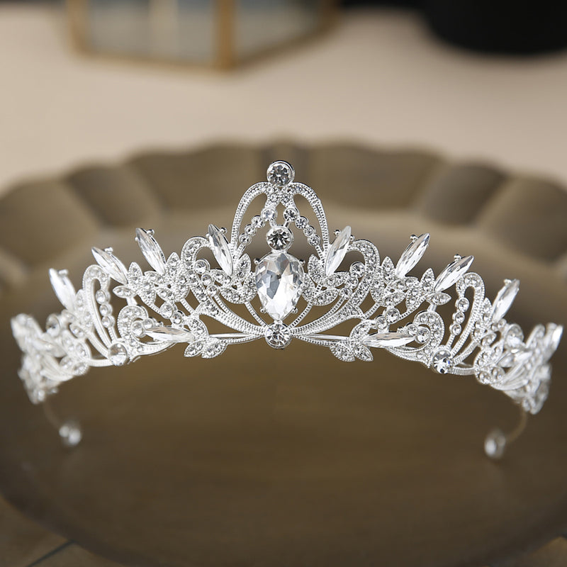 Bridal Crown Headwear Factory Wholesale Hot Selling Wedding Accessories Rhinestone Crown