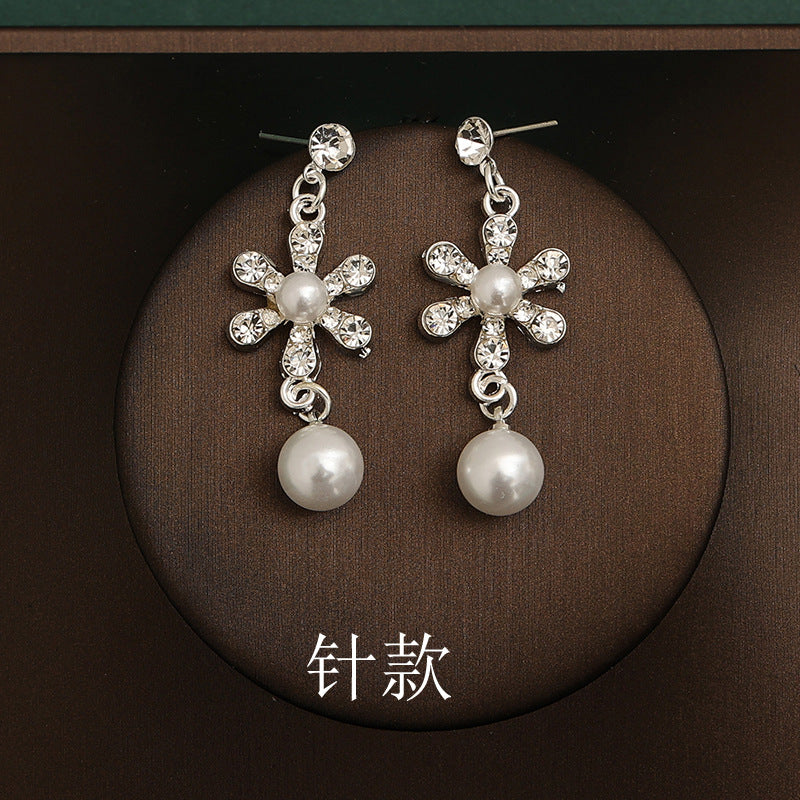 Bridal headdress suit hair accessories crown headband earrings wedding Korean wedding necklace jewelry wedding accessories wholesale