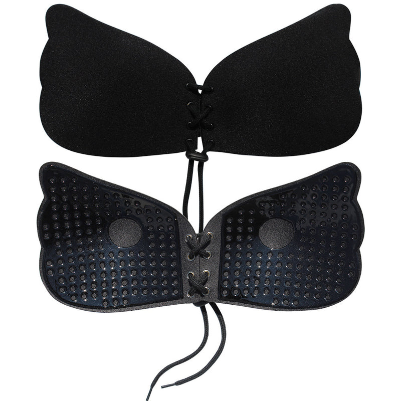 Silicone Chest Stickers Small Chest Large Sling Women's Wedding Dress Invisible Bra Flat Chest Gathering Upper Bracing Thin Breast Stickers Wholesale