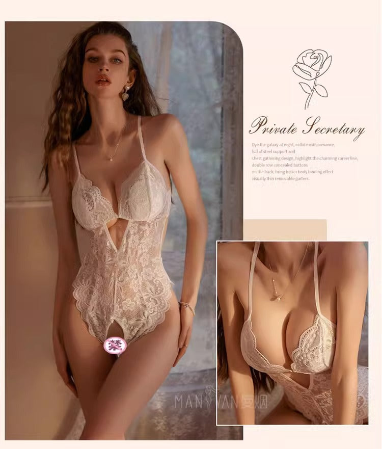 Sexy Intimates for Women with Steel Rings to Shrink Secondary Breasts, Small Breasts to Make Them Look Bigger, Push-Up Bra, Sexy Pajamas, Pure Desire Adjustable Bra