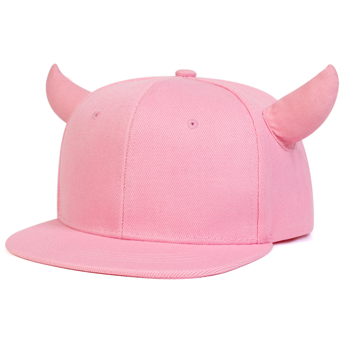 New parent hat baseball hat cartoon baseball cap flat along hip hop hat light plate horn hat