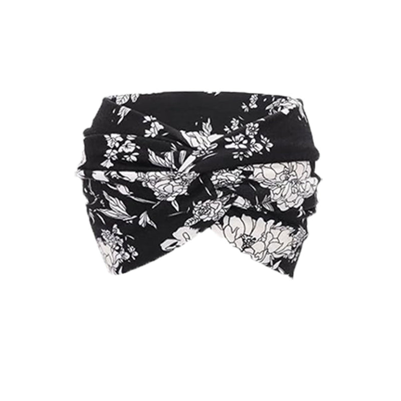 Bohemian Yoga Sports Headband Women's Elastic Non-Slip Wide Headband Exercise Running Sweat-Absorbent Women's European and American Headband