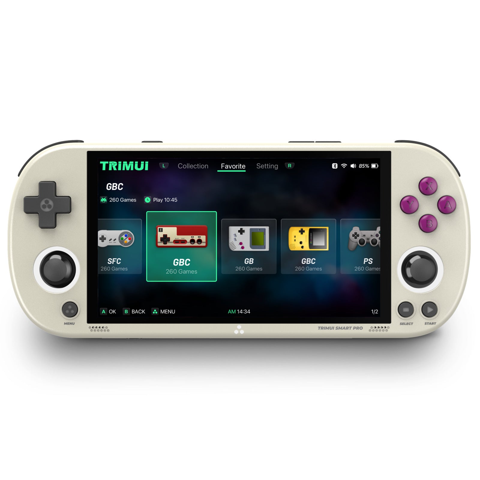 Cross-Border Trimui Smart Pro Handheld Game Console Retro High-Definition Arcade 4.96inch Large-Screen Open-Source Handheld Console