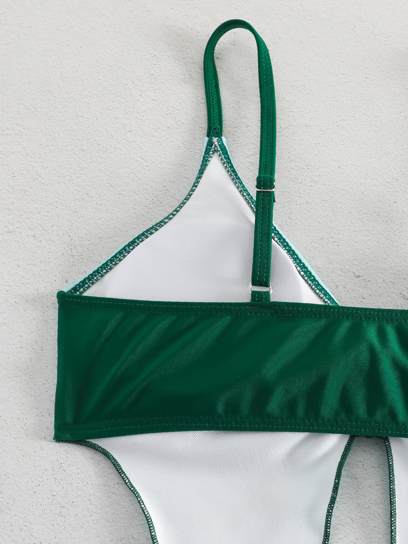 2025 new European and American bow ins style split bikini bikini sexy swimsuit cross-border foreign trade wholesale
