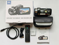 Cross-border 8KWIFI HD digital camera touch screen handheld automatic video travel wedding VLOG digital camera