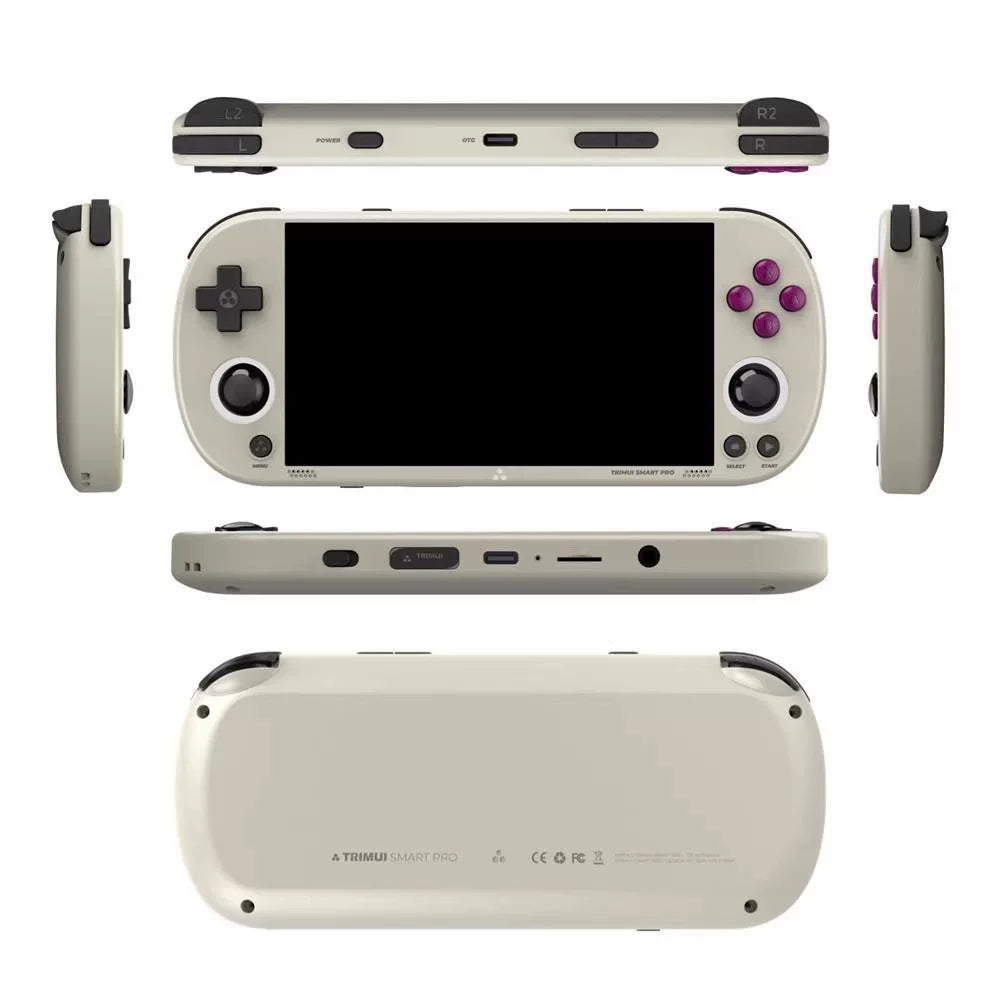 Cross-Border Trimui Smart Pro Handheld Game Console Retro High-Definition Arcade 4.96inch Large-Screen Open-Source Handheld Console