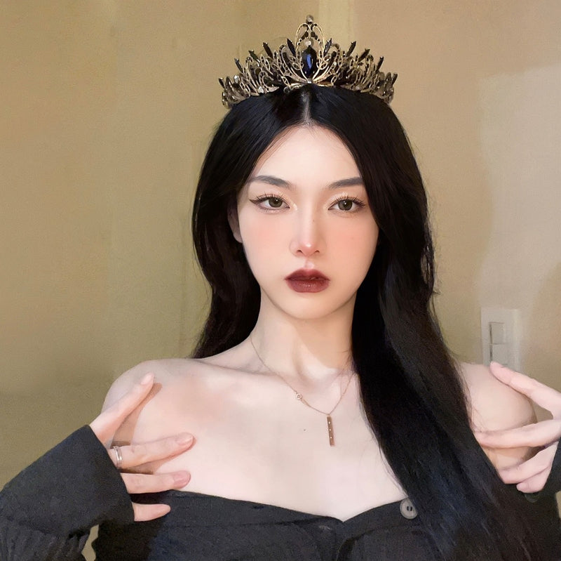 Fairy Crown Headwear Female Birthday Princess Eighteen Year Old Adult Crown Cyber Celebrity Bride Wedding Dress Halloween Crown