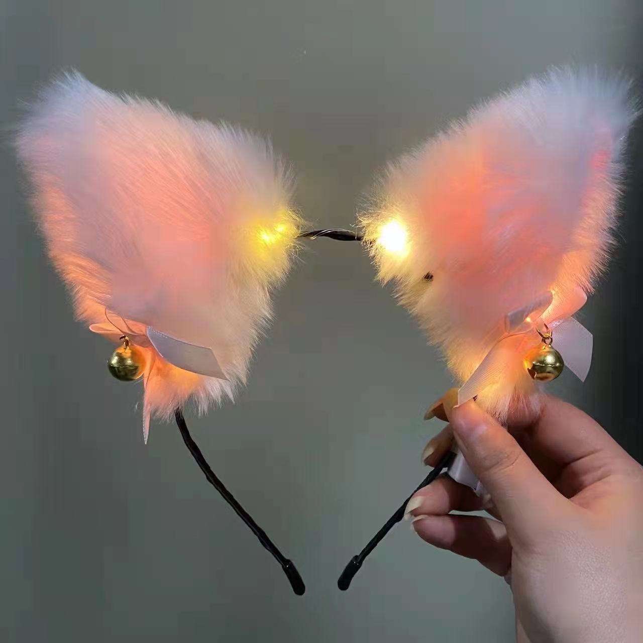 Cute Fox Ear Hairband Plush Cat Hairpin Cyber Celebrity Super Fairy Girl Sweet cos Fox Headband Hair Accessories