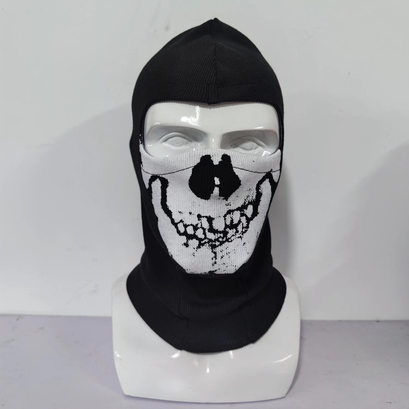 Cross-border manufacturers Halloween cs headgear call of duty personality ghost headgear windproof warm riding headgear mask