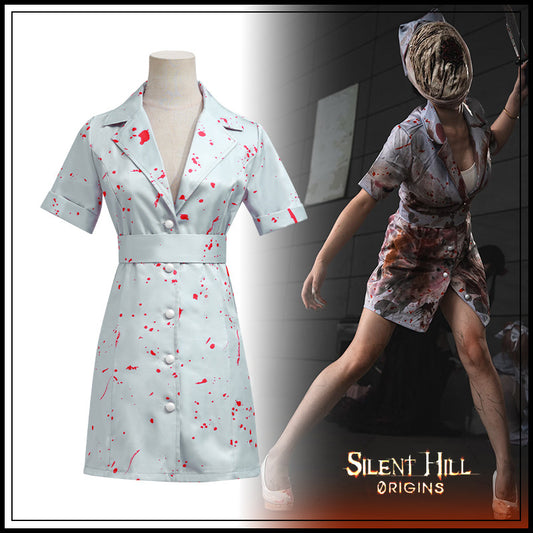 Silent Hill 2RE Female Nurse Cos Clothing Silent Hill Re-plate Horror Zombie Nurse Secondary cosplay Clothing