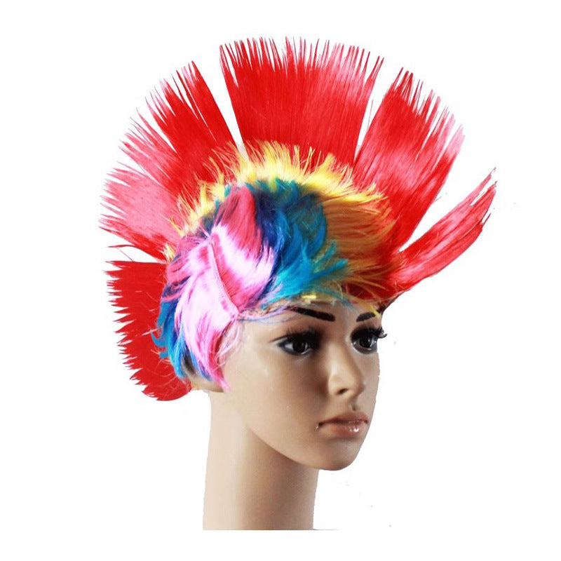 Masquerade Party Wigs Creative Entertainment Crowns Color Crowns Wigs Performance Non-mainstream Headgear Props