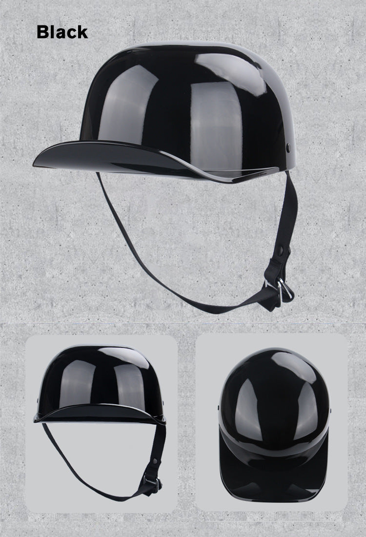 Source Factory Electric Vehicle Helmet Men's Motorcycle Helmet Summer Women's Electric Scooter Safety Helmet Riding Baseball Cap