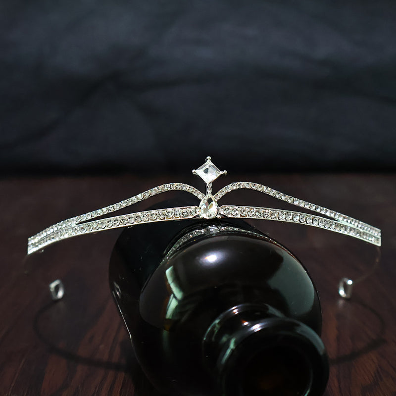 Crown Headwear Bride Fairy Hair Accessories Crown Women's Birthday Performance Headband Princess Wedding Dress Accessories Cross Border