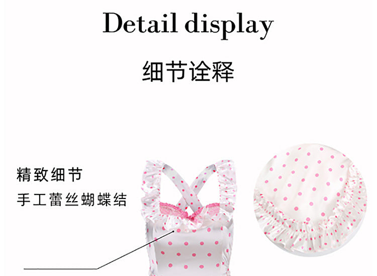 Sexy Lingerie 2024 New Sexy No Polo Dot Kitchen Apron Maid Dress Sexy Uniform cosplay Women