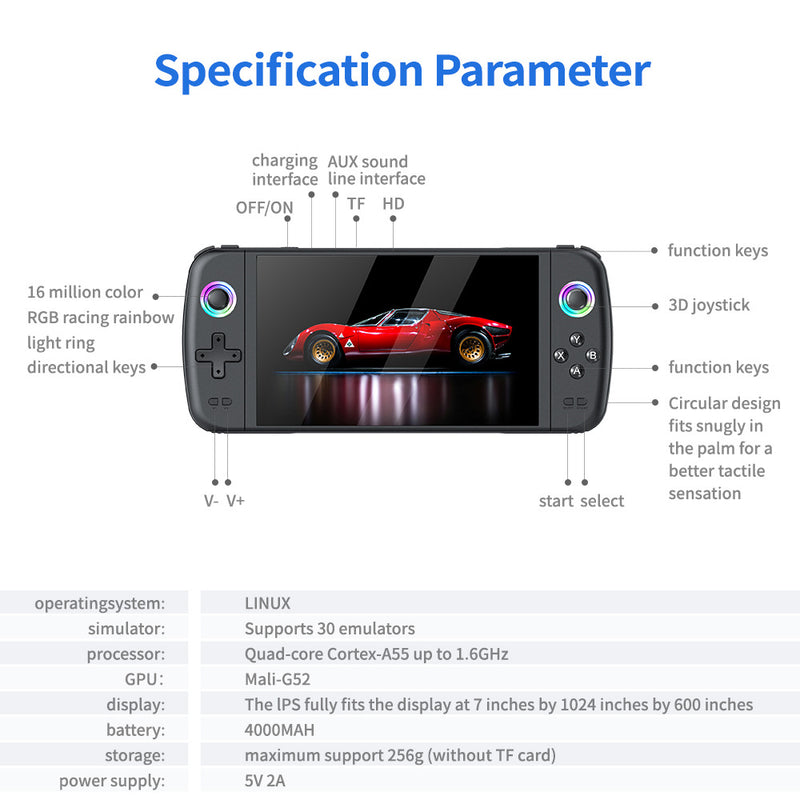 Cross-Border New M27 Large-Screen Handheld Game Console Portable Arcade High-Definition Nostalgic Retro Tv Home Handheld Console